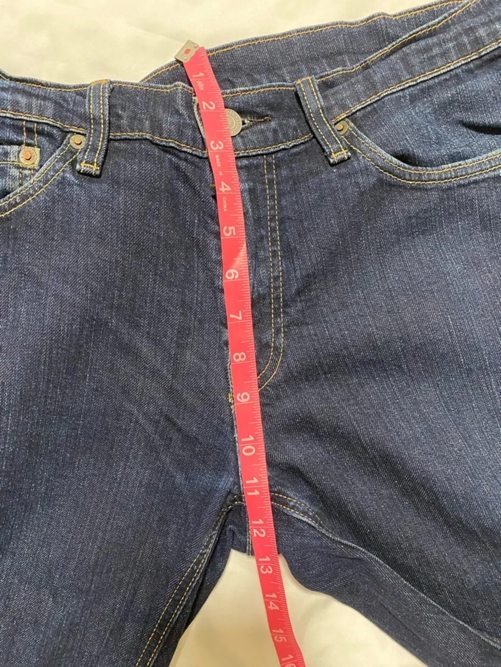 Levi's 541 Men's Slim Straight Jeans in Deep Indigo Blue size 31x32